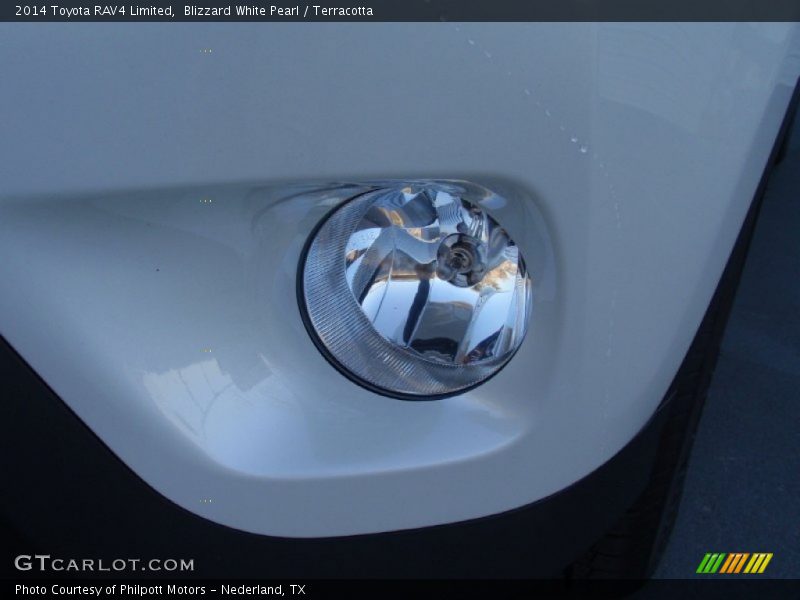 Blizzard White Pearl / Terracotta 2014 Toyota RAV4 Limited