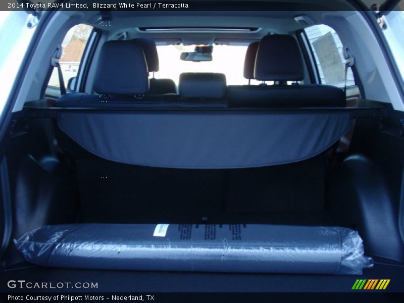 Blizzard White Pearl / Terracotta 2014 Toyota RAV4 Limited