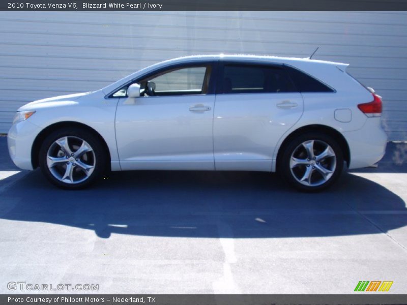 Blizzard White Pearl / Ivory 2010 Toyota Venza V6