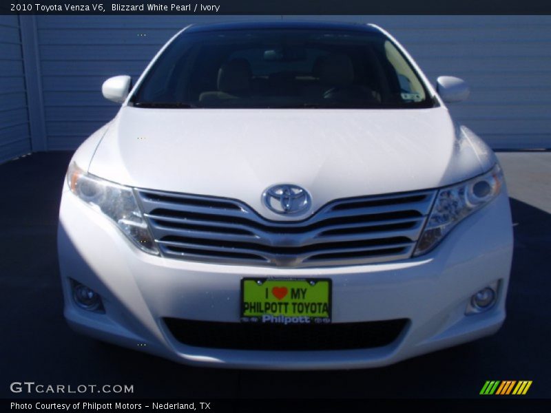 Blizzard White Pearl / Ivory 2010 Toyota Venza V6