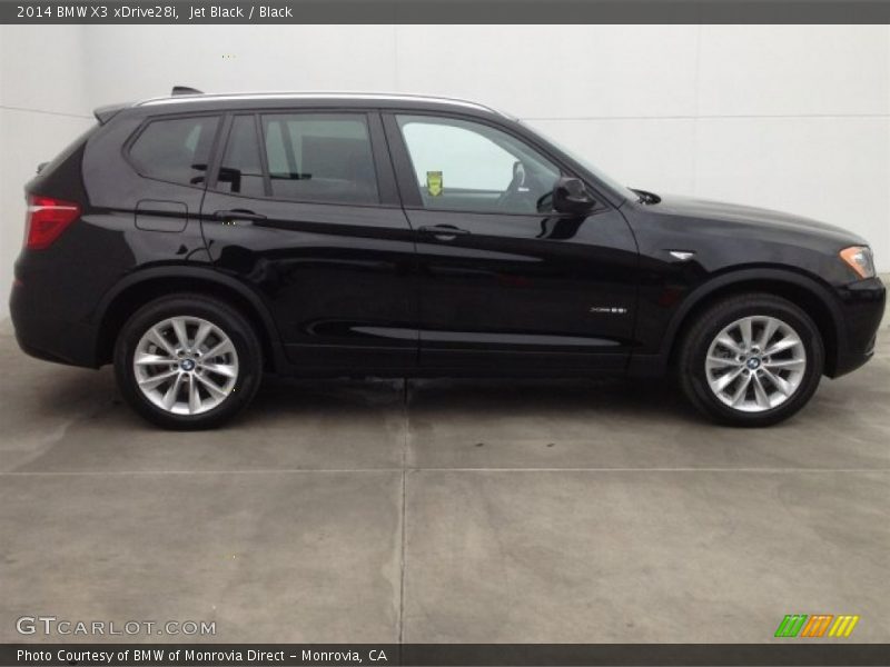 Jet Black / Black 2014 BMW X3 xDrive28i