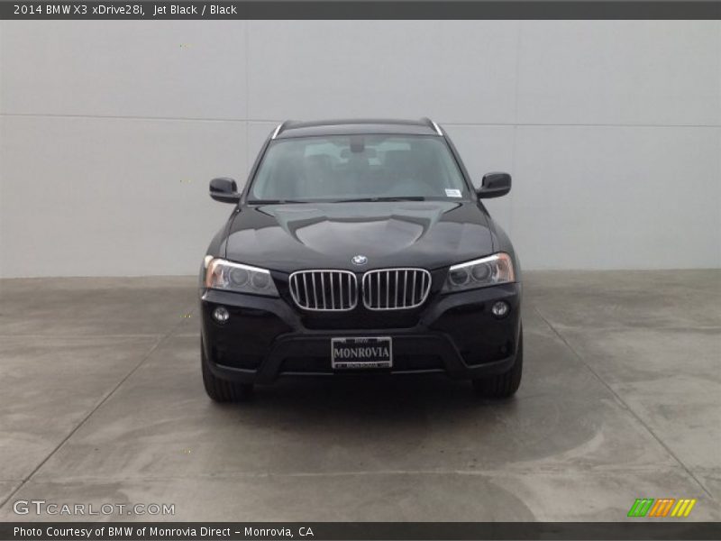 Jet Black / Black 2014 BMW X3 xDrive28i