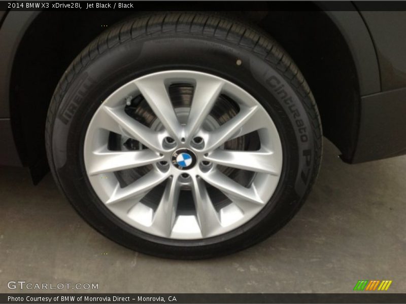 Jet Black / Black 2014 BMW X3 xDrive28i