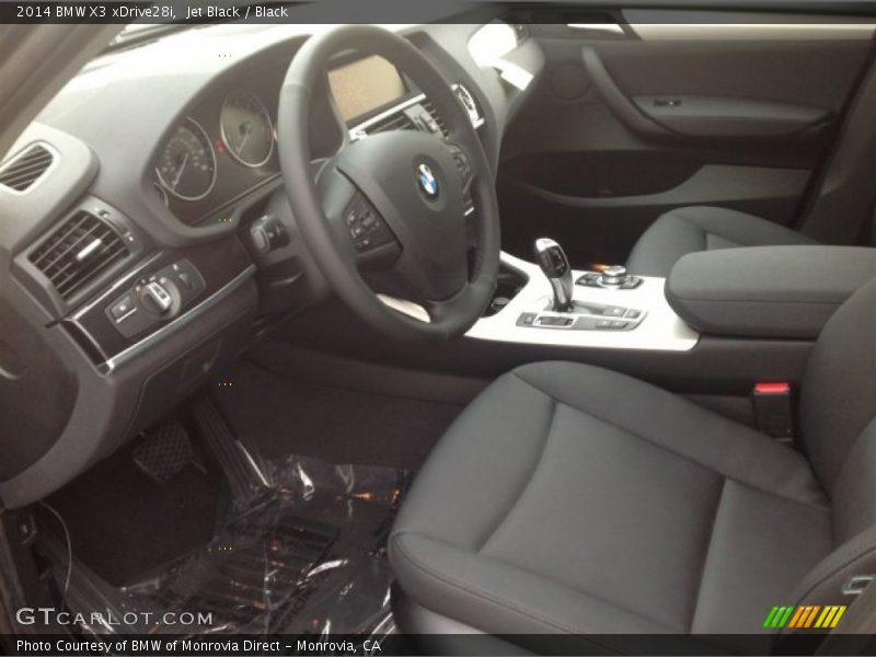 Jet Black / Black 2014 BMW X3 xDrive28i