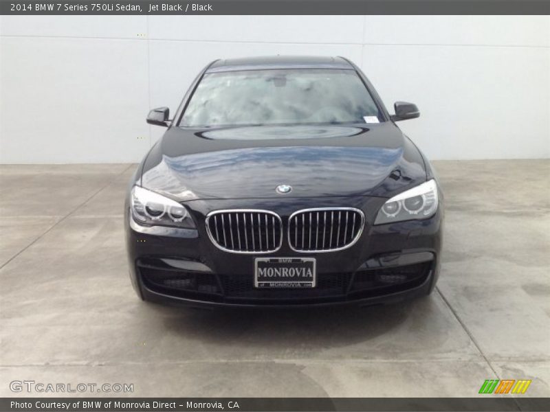 Jet Black / Black 2014 BMW 7 Series 750Li Sedan