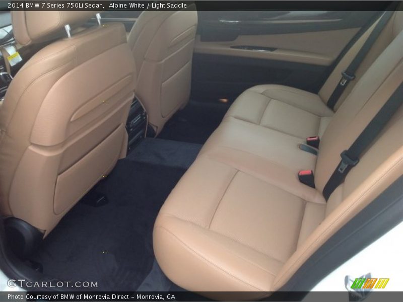 Alpine White / Light Saddle 2014 BMW 7 Series 750Li Sedan