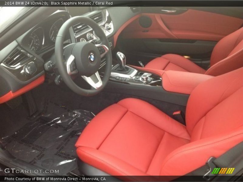  2014 Z4 sDrive28i Coral Red Interior