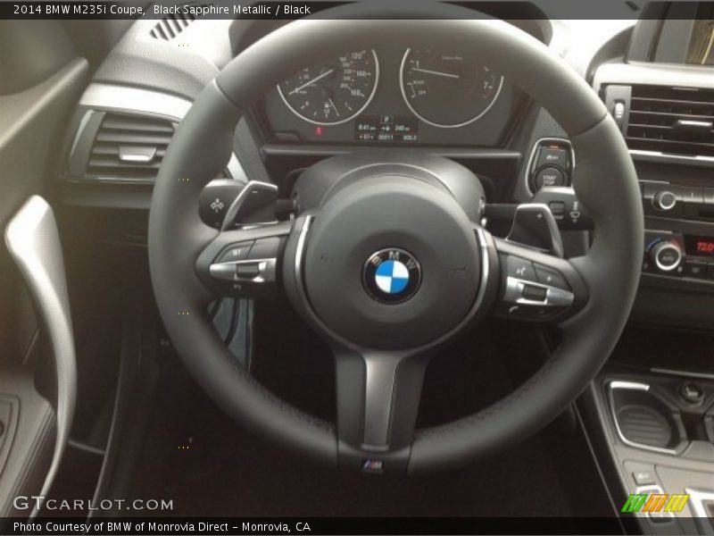 Black Sapphire Metallic / Black 2014 BMW M235i Coupe