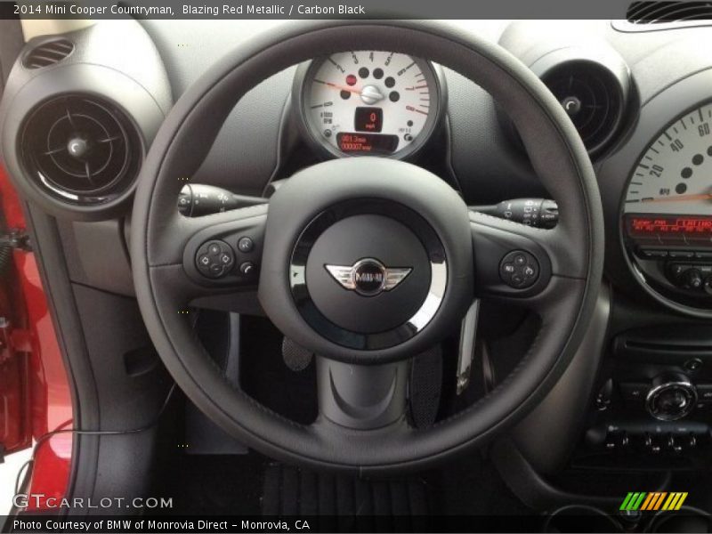 Blazing Red Metallic / Carbon Black 2014 Mini Cooper Countryman
