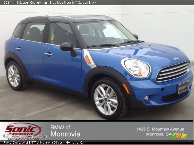 True Blue Metallic / Carbon Black 2014 Mini Cooper Countryman