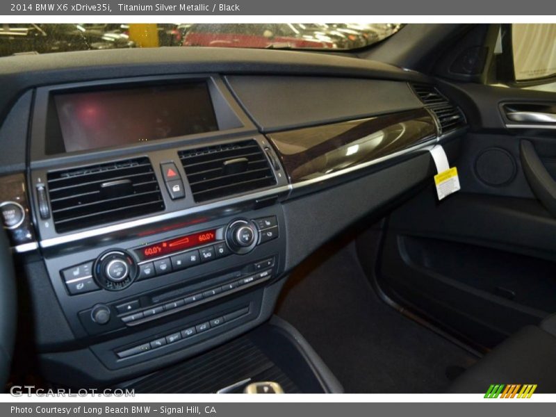 Titanium Silver Metallic / Black 2014 BMW X6 xDrive35i