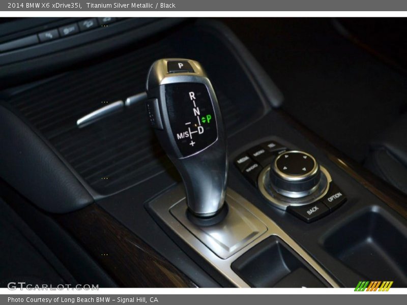 Titanium Silver Metallic / Black 2014 BMW X6 xDrive35i