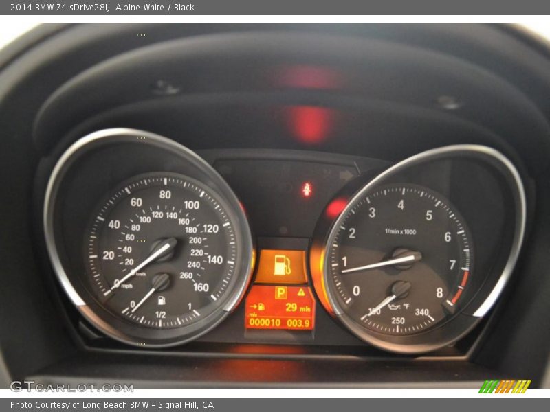  2014 Z4 sDrive28i sDrive28i Gauges