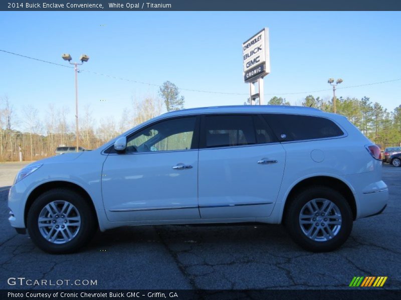 White Opal / Titanium 2014 Buick Enclave Convenience