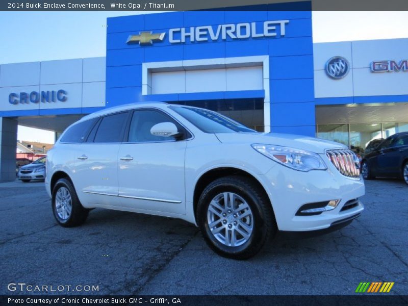 White Opal / Titanium 2014 Buick Enclave Convenience