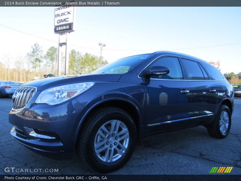 Atlantis Blue Metallic / Titanium 2014 Buick Enclave Convenience