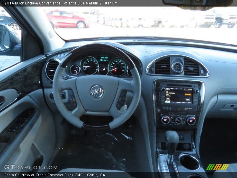 Atlantis Blue Metallic / Titanium 2014 Buick Enclave Convenience