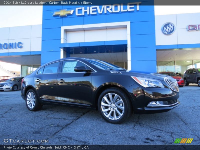 Carbon Black Metallic / Ebony 2014 Buick LaCrosse Leather