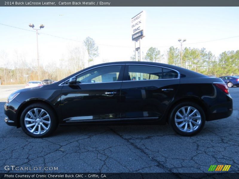 Carbon Black Metallic / Ebony 2014 Buick LaCrosse Leather