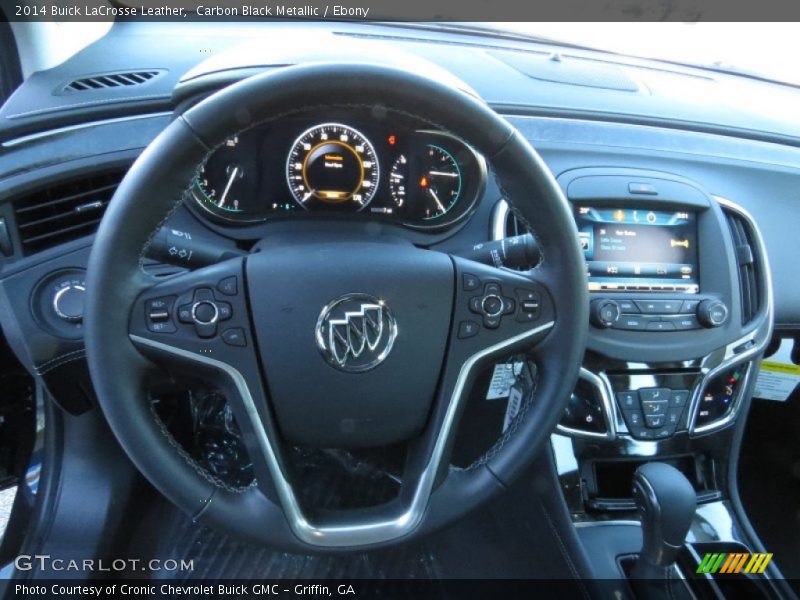 Carbon Black Metallic / Ebony 2014 Buick LaCrosse Leather