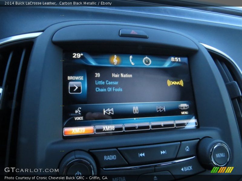 Carbon Black Metallic / Ebony 2014 Buick LaCrosse Leather