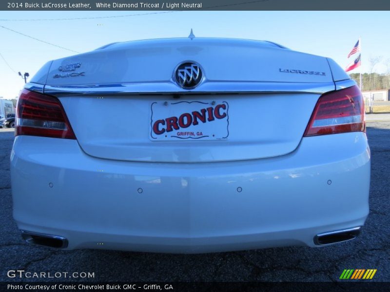 White Diamond Tricoat / Light Neutral 2014 Buick LaCrosse Leather
