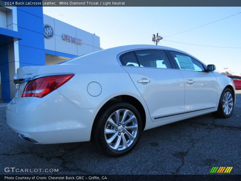 White Diamond Tricoat / Light Neutral 2014 Buick LaCrosse Leather