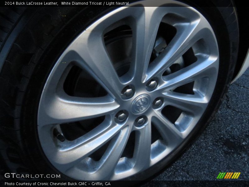 White Diamond Tricoat / Light Neutral 2014 Buick LaCrosse Leather