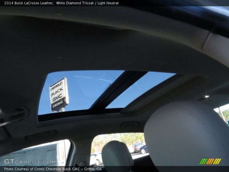 White Diamond Tricoat / Light Neutral 2014 Buick LaCrosse Leather