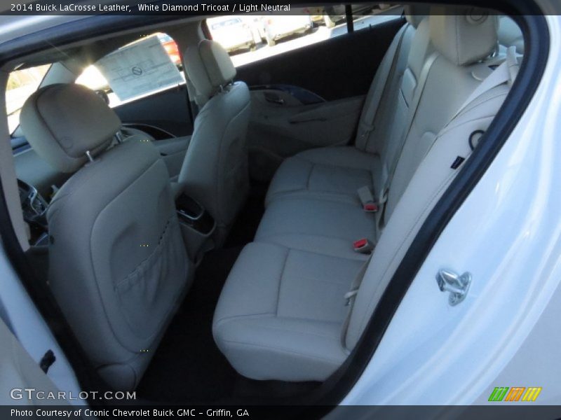 White Diamond Tricoat / Light Neutral 2014 Buick LaCrosse Leather