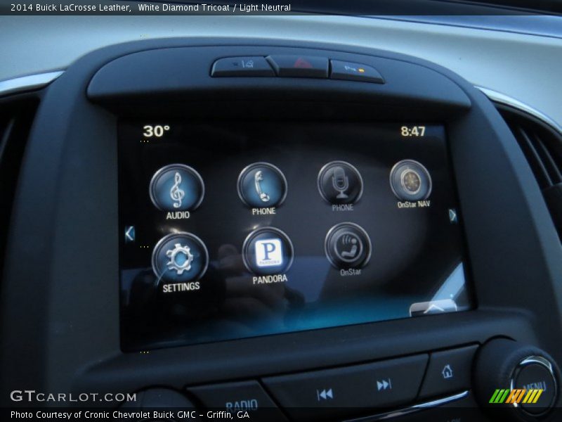 White Diamond Tricoat / Light Neutral 2014 Buick LaCrosse Leather
