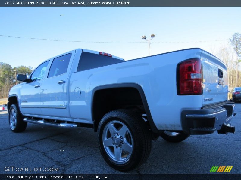 Summit White / Jet Black 2015 GMC Sierra 2500HD SLT Crew Cab 4x4