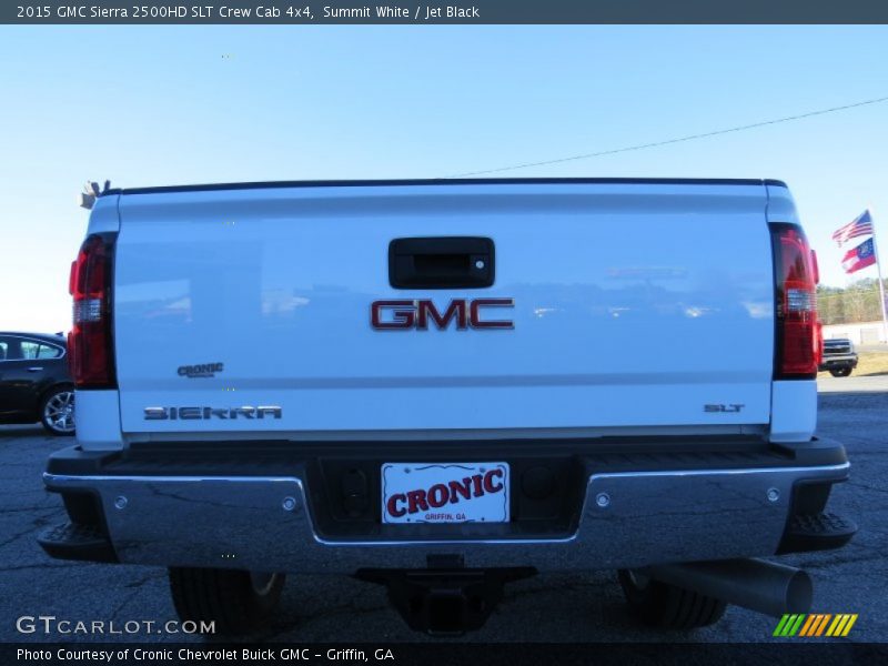 Summit White / Jet Black 2015 GMC Sierra 2500HD SLT Crew Cab 4x4