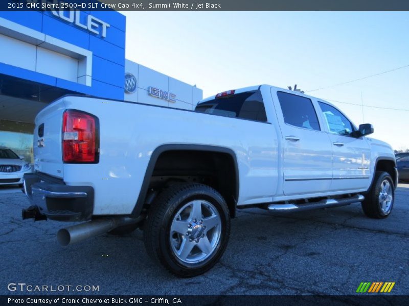 Summit White / Jet Black 2015 GMC Sierra 2500HD SLT Crew Cab 4x4