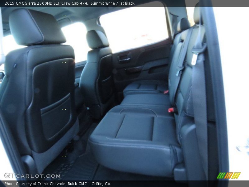 Rear Seat of 2015 Sierra 2500HD SLT Crew Cab 4x4