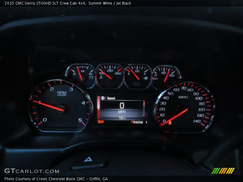  2015 Sierra 2500HD SLT Crew Cab 4x4 SLT Crew Cab 4x4 Gauges