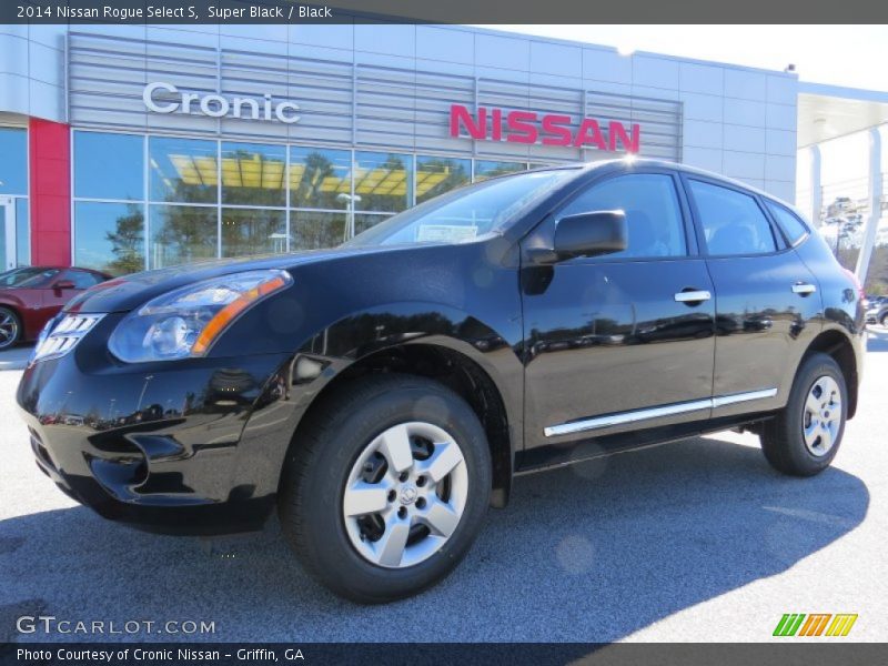 Super Black / Black 2014 Nissan Rogue Select S