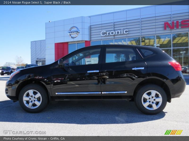Super Black / Black 2014 Nissan Rogue Select S