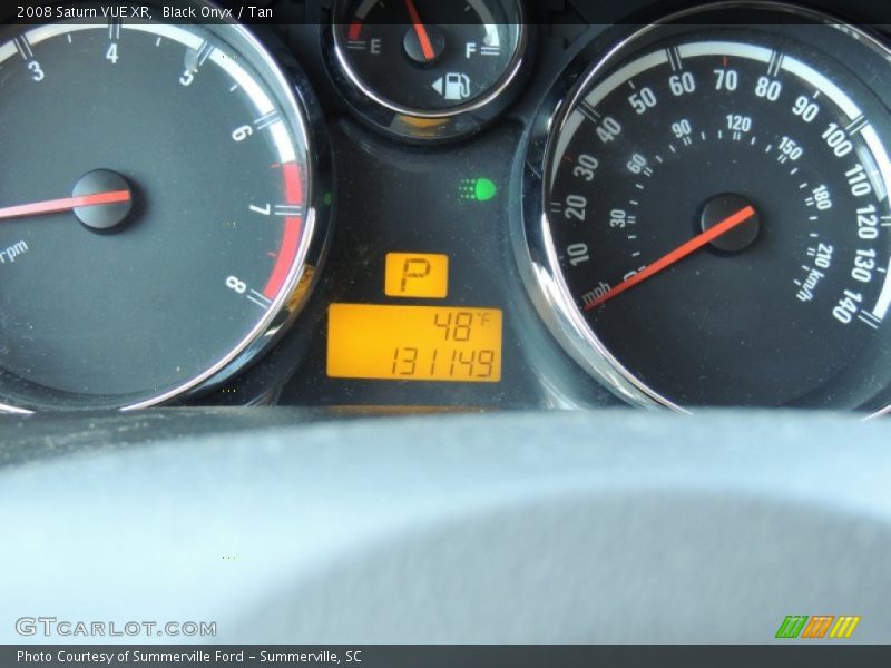 Black Onyx / Tan 2008 Saturn VUE XR