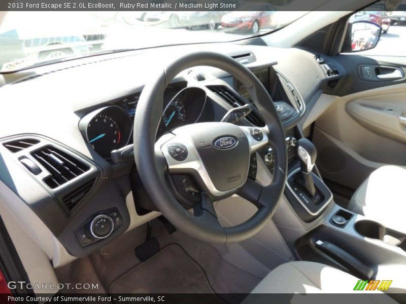 Ruby Red Metallic / Medium Light Stone 2013 Ford Escape SE 2.0L EcoBoost