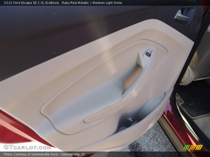 Ruby Red Metallic / Medium Light Stone 2013 Ford Escape SE 2.0L EcoBoost