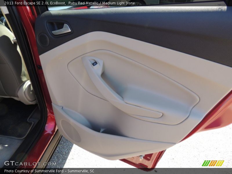 Ruby Red Metallic / Medium Light Stone 2013 Ford Escape SE 2.0L EcoBoost