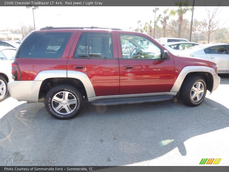 Red Jewel / Light Gray 2008 Chevrolet TrailBlazer LT 4x4