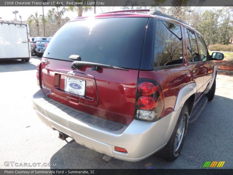 Red Jewel / Light Gray 2008 Chevrolet TrailBlazer LT 4x4