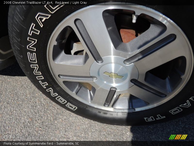 Red Jewel / Light Gray 2008 Chevrolet TrailBlazer LT 4x4