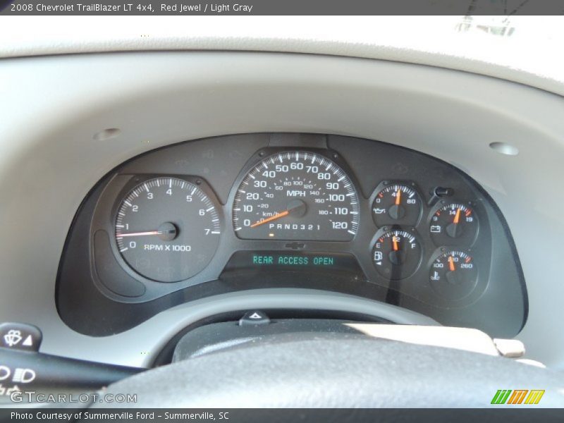 Red Jewel / Light Gray 2008 Chevrolet TrailBlazer LT 4x4