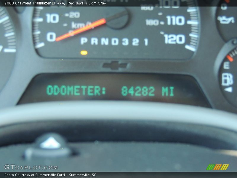 Red Jewel / Light Gray 2008 Chevrolet TrailBlazer LT 4x4