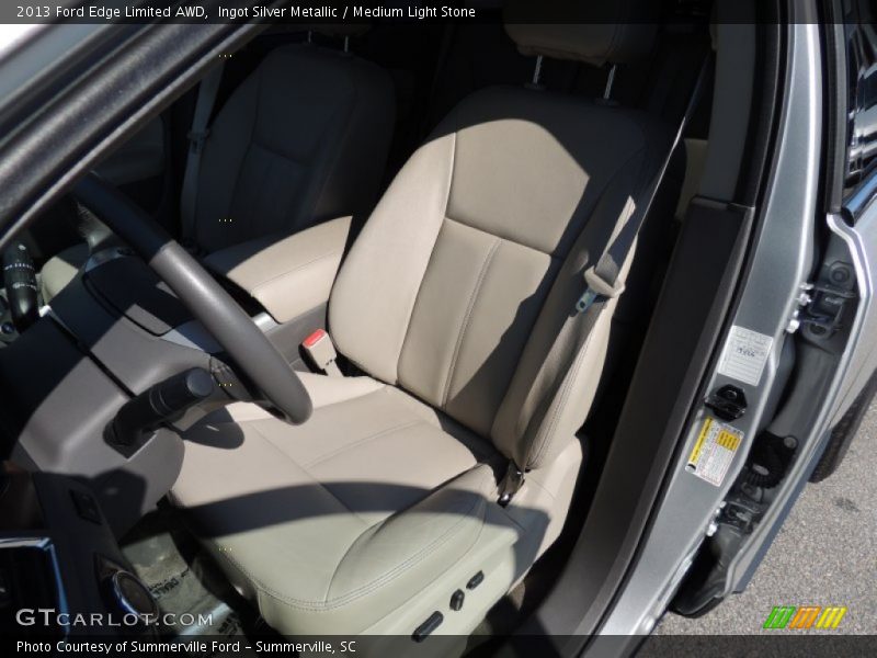 Ingot Silver Metallic / Medium Light Stone 2013 Ford Edge Limited AWD