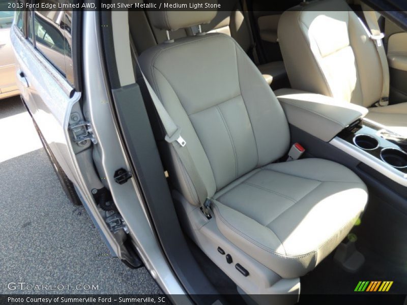 Ingot Silver Metallic / Medium Light Stone 2013 Ford Edge Limited AWD