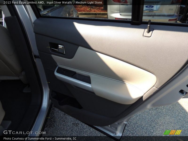 Ingot Silver Metallic / Medium Light Stone 2013 Ford Edge Limited AWD
